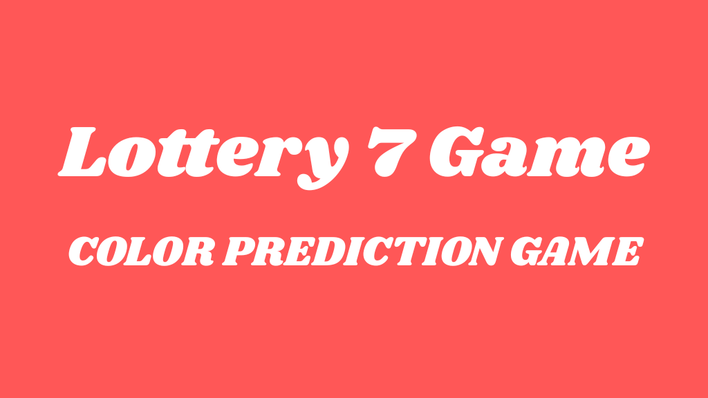 Lottery 7 Game